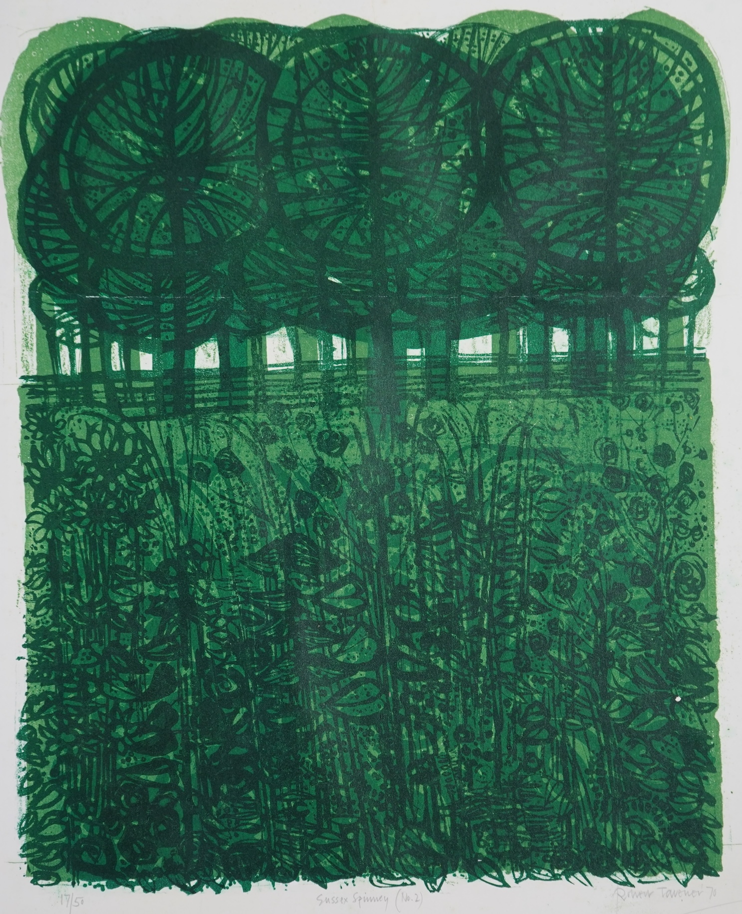 Robert Tavener RE, 1920-2004, 'Sussex Spinney (no. 2)'